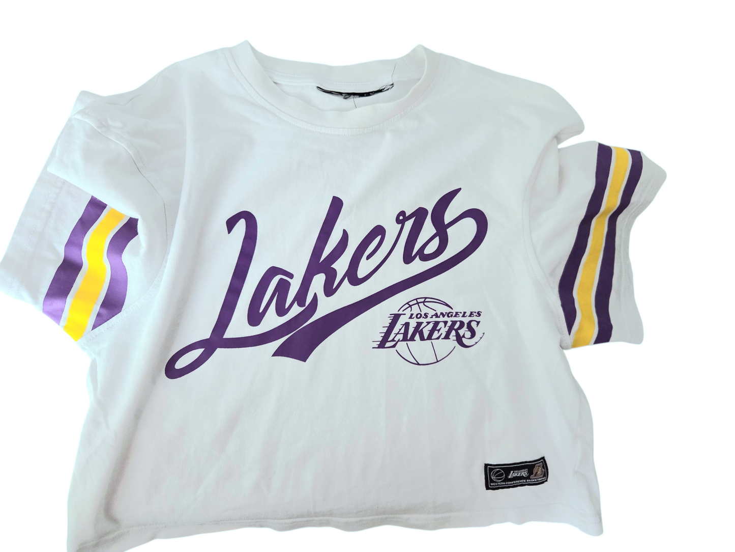 Camiseta crop top Ángeles Lakers