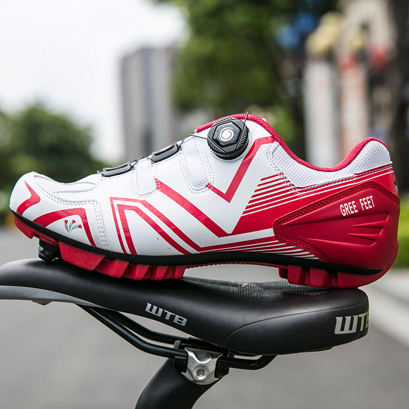 Zapatillas de ciclismo con suela de goma, sin bloqueo