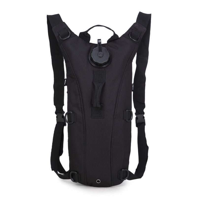 Mochila de hidratación con depósito de agua.