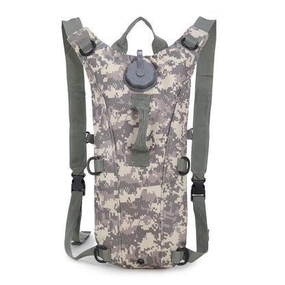 Mochila de hidratación con depósito de agua.
