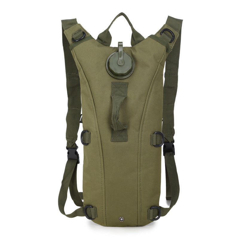 Mochila de hidratación con depósito de agua.