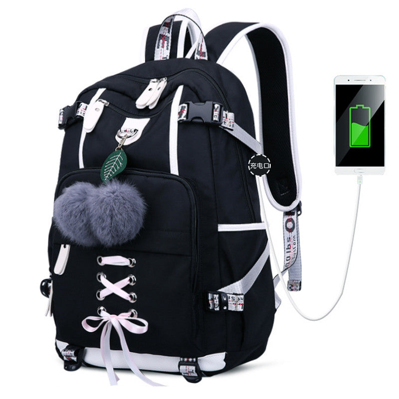 Mochila para mujer con puerto USB