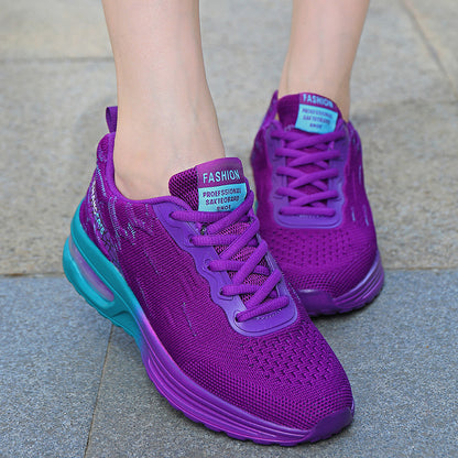 Zapatillas running New Air Cushion, transpirables y de malla