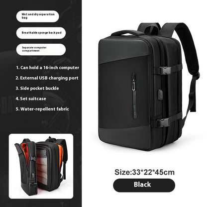 Mochila de gran capacidad con USB