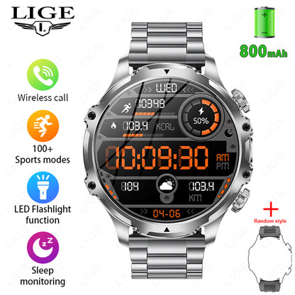 Reloj inteligente AK75 con llamadas Bluetooth