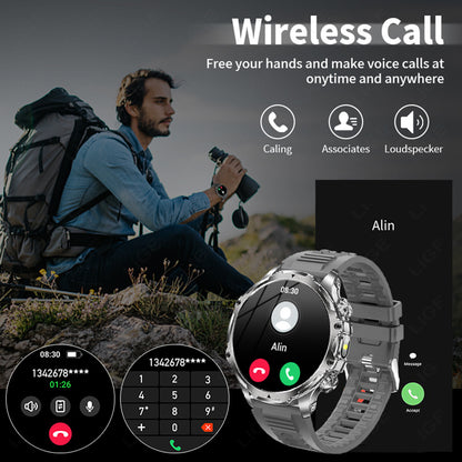 Reloj inteligente AK75 con llamadas Bluetooth