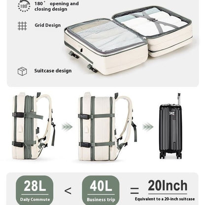 Mochila de gran capacidad con USB