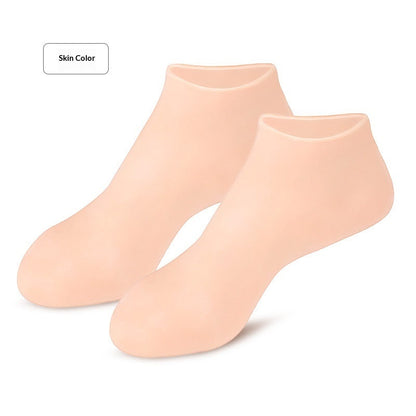 Calcetines hechos de silicona altamente elástica.