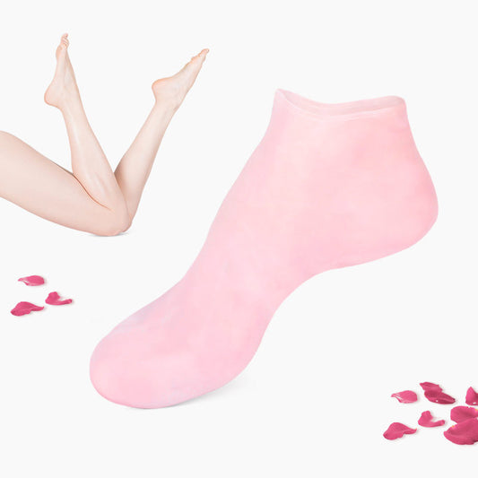 Calcetines hechos de silicona altamente elástica.