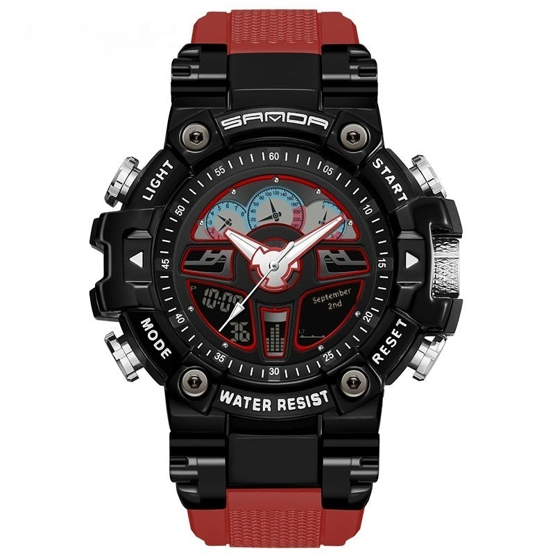 Reloj digital multifunción moderno e impermeable