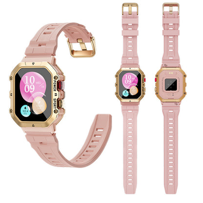 Reloj podómetro y pulsera inteligente W-1 para fitness