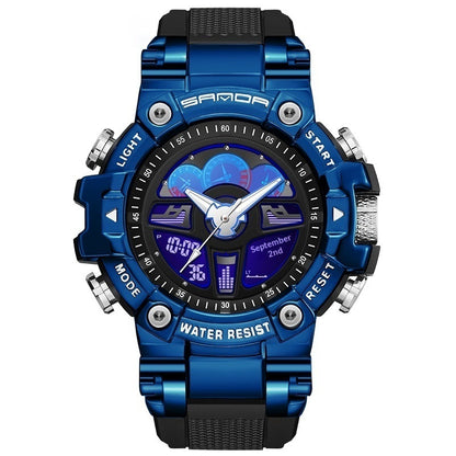 Reloj digital multifunción moderno e impermeable