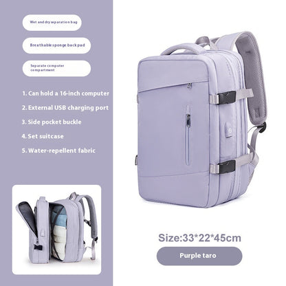 Mochila de gran capacidad con USB
