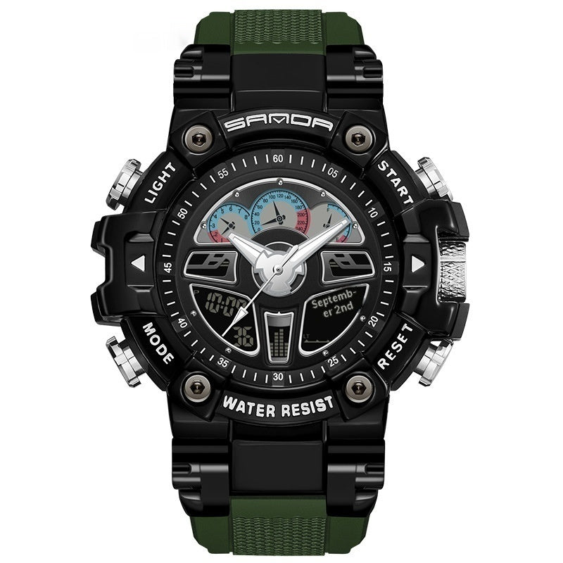 Reloj digital multifunción moderno e impermeable