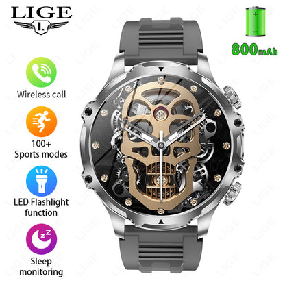 Reloj inteligente AK75 con llamadas Bluetooth