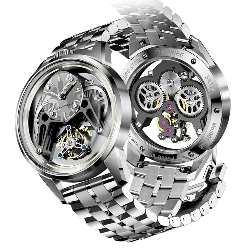 Reloj mecánico con tourbillon Armor