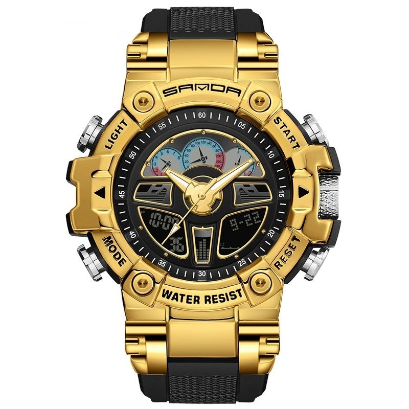 Reloj digital multifunción moderno e impermeable
