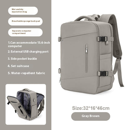 Mochila de gran capacidad con USB