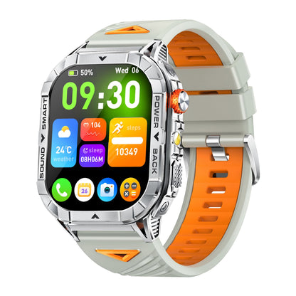 Reloj inteligente K70A con monitorización de frecuencia cardíaca y llamadas Bluetooth.