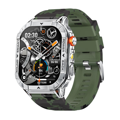 Reloj inteligente K70A con monitorización de frecuencia cardíaca y llamadas Bluetooth.