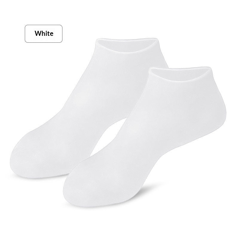 Calcetines hechos de silicona altamente elástica.