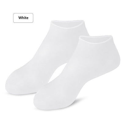 Calcetines hechos de silicona altamente elástica.