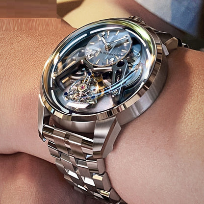 Reloj mecánico con tourbillon Armor