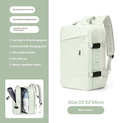 Mochila de gran capacidad con USB