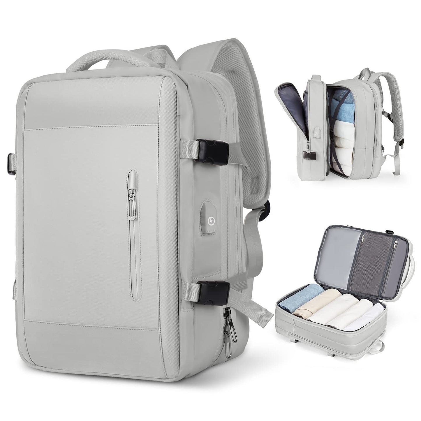 Mochila de gran capacidad con USB