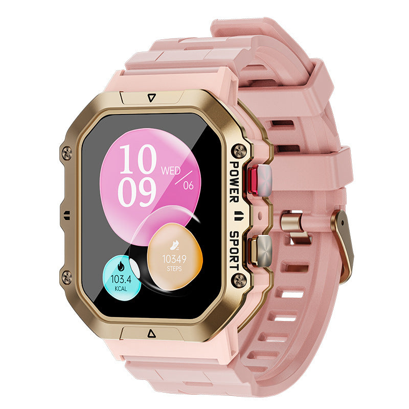 Reloj podómetro y pulsera inteligente W-1 para fitness
