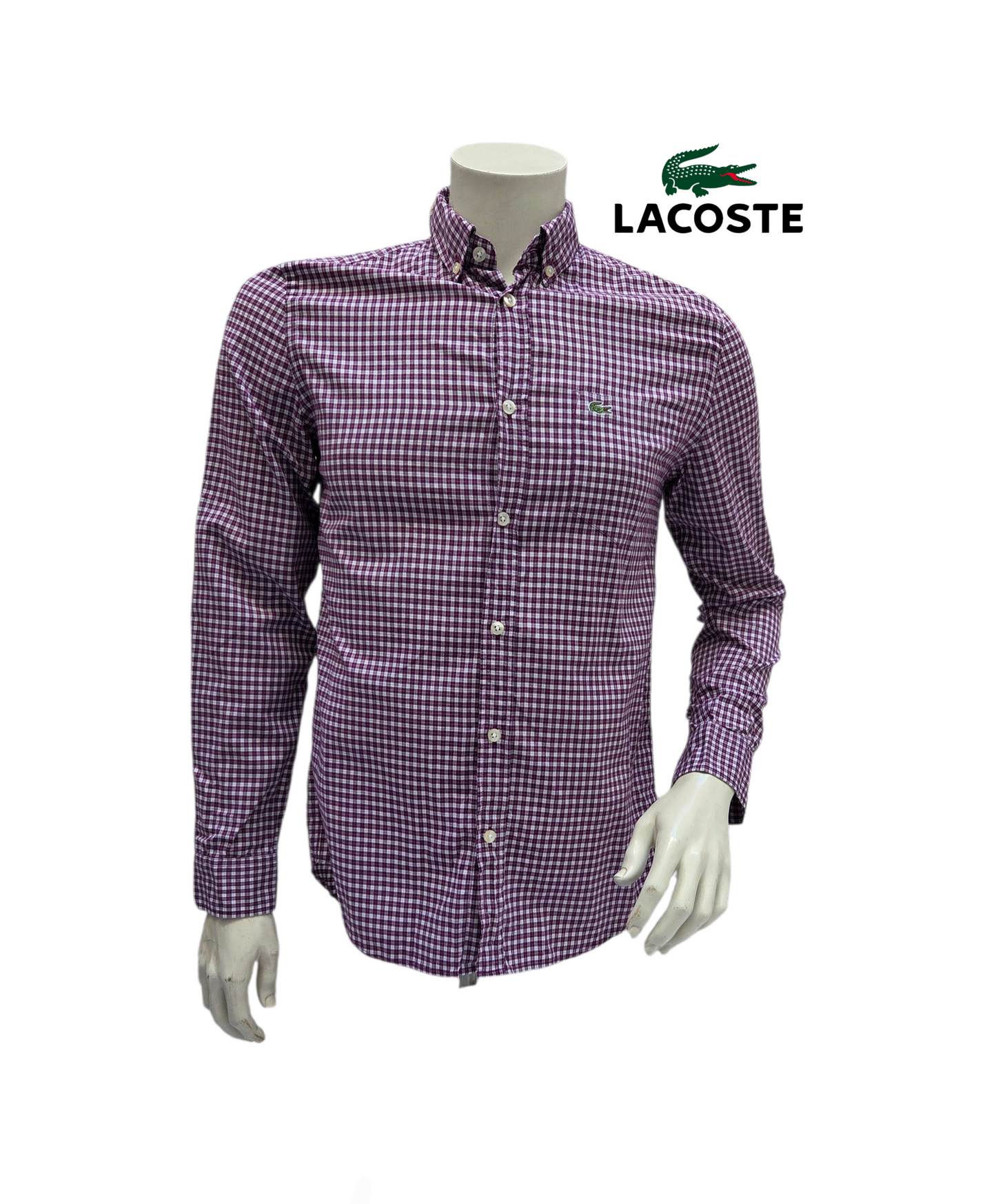 Camisa Lacoste cuadros