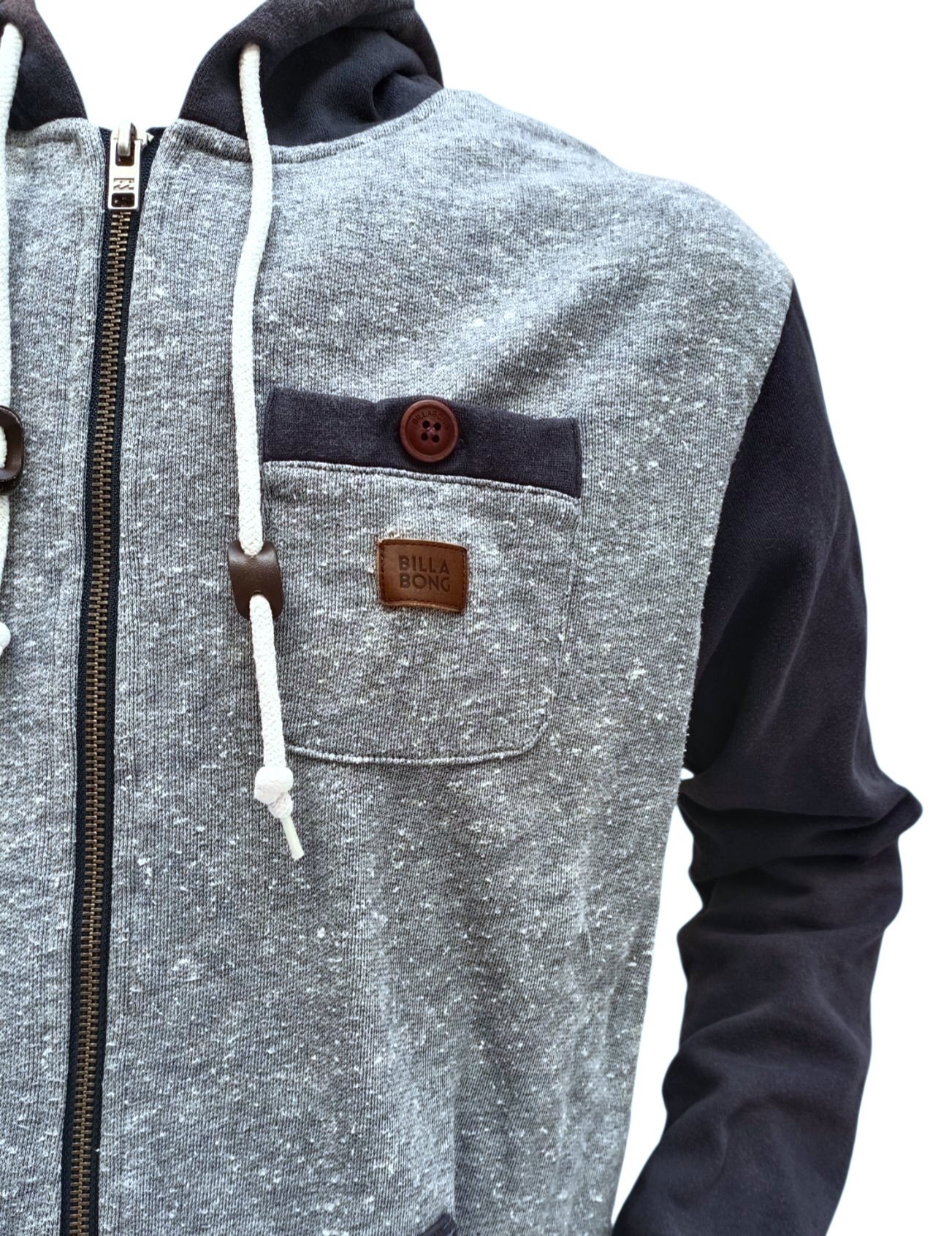 Sudadera con cremallera Billabong gris
