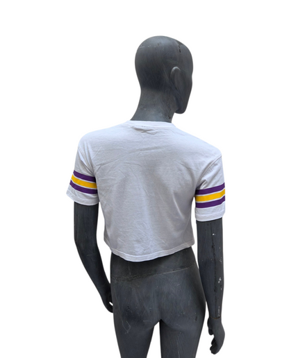 Camiseta crop top Ángeles Lakers