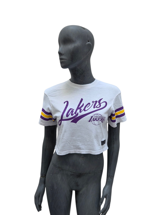 Camiseta crop top Ángeles Lakers