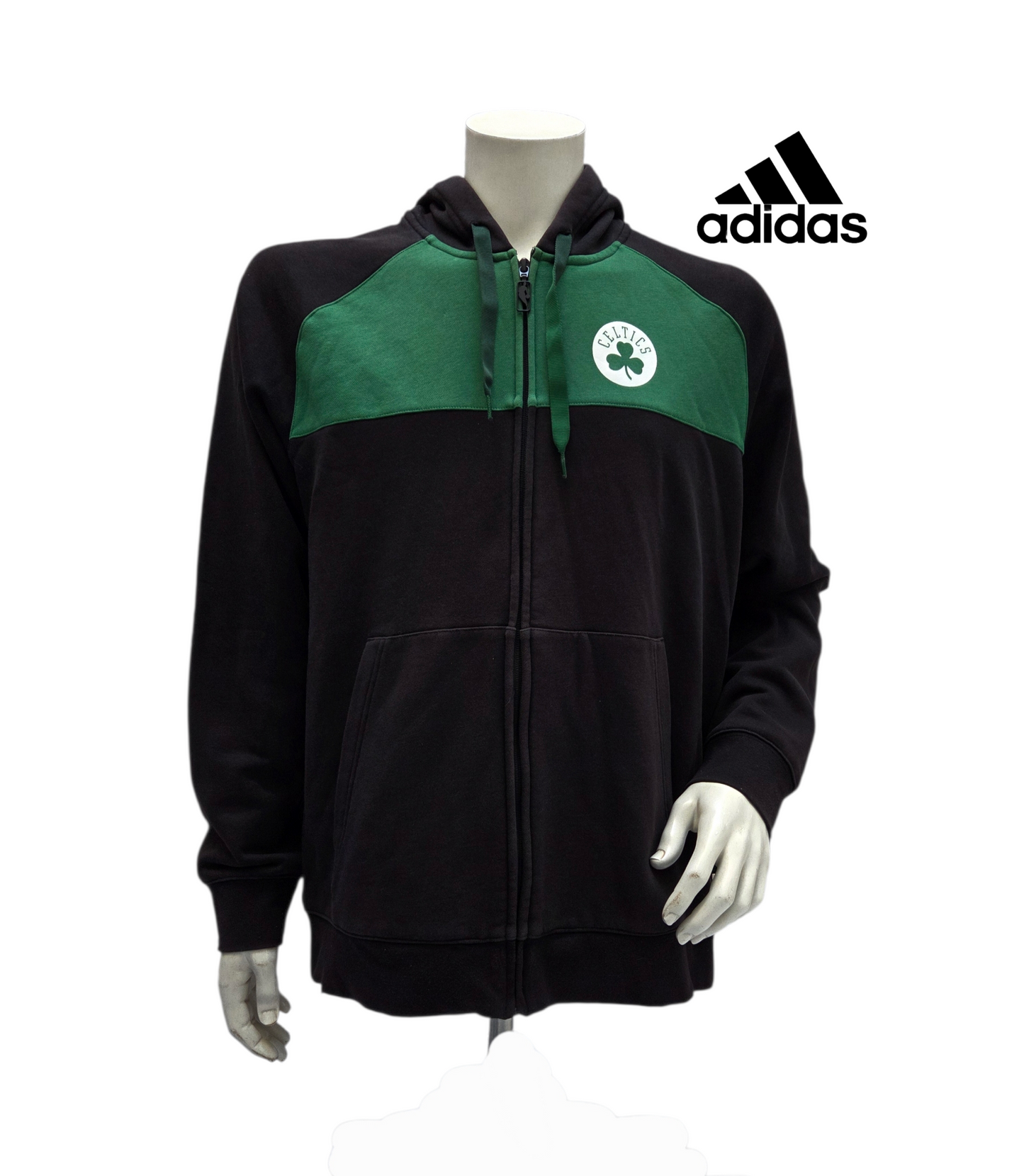 Sudadera con cremallera Adidas Boston Celtics